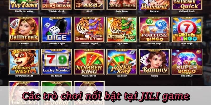 Những tựa game hấp dẫn nhất jili slot