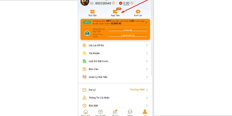 Truy cập vào hệ thống trang chủ F168